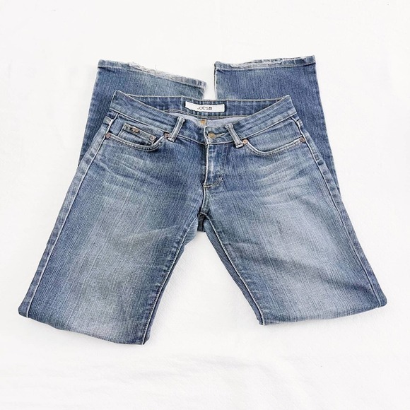 Joe's Jeans Denim Bootcut Dark Wash Distressed SZ27 - Picture 3 of 10